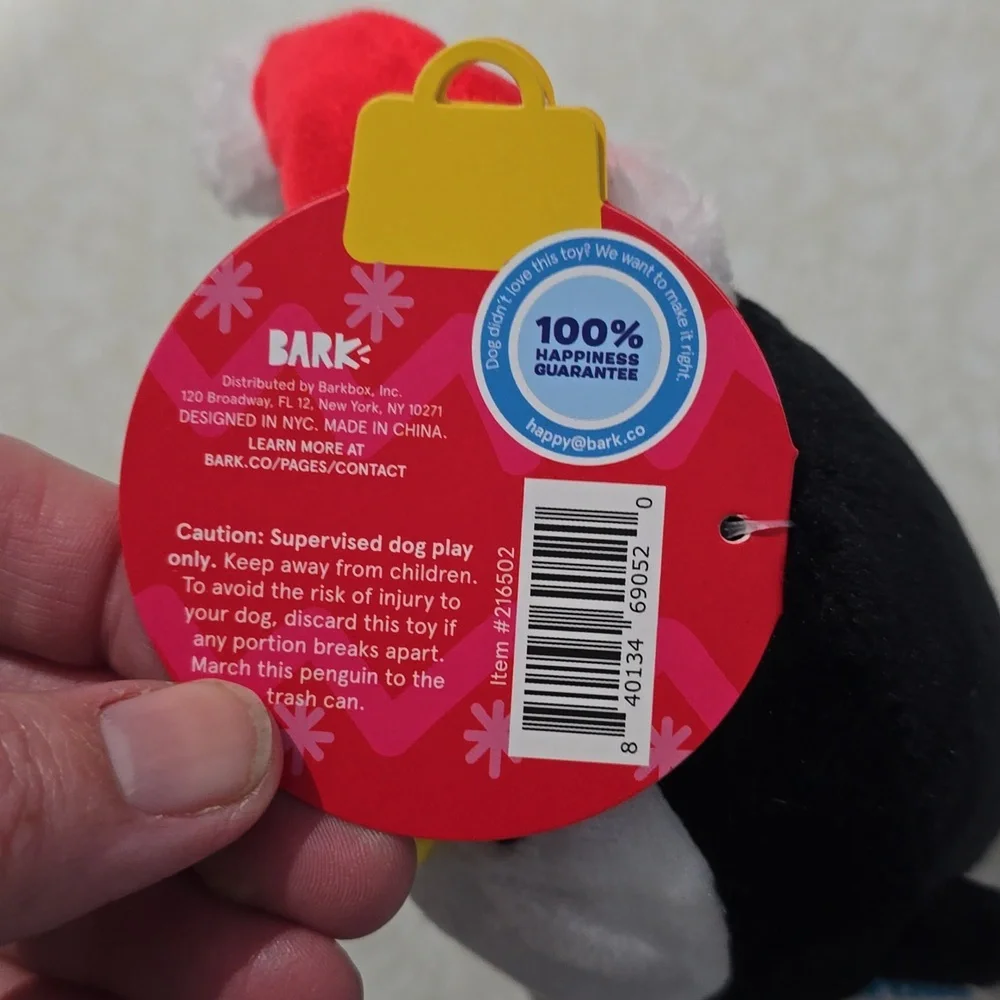 Bark Dog Toy NWT Aunt Arctic Size Small‎ 0-20 Pounds